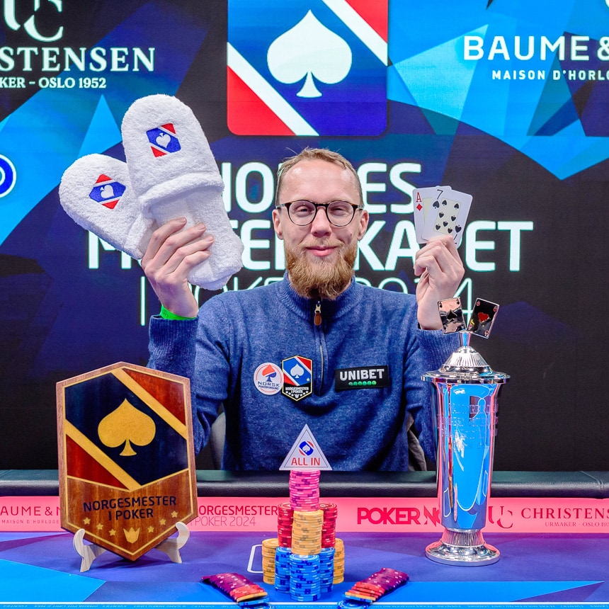 Norgesmester i poker 2024 Heads Up, Petter Solli-Berg