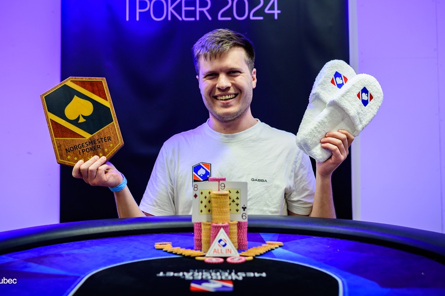 Norgesmester i poker 2024 Turbo, Thomas Hempel Næss