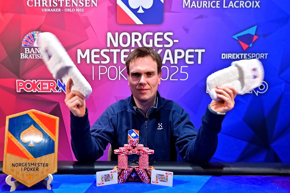 NM i Poker 2025 Event 1 Heads up Espen Smørholm Sandvik Photo by Tomas Stacha