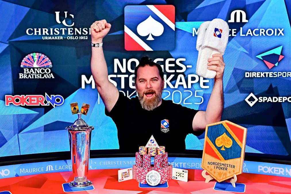 NM i Poker 2025 Event 4 Ambjørn Haga Photo by Tomas Stacha