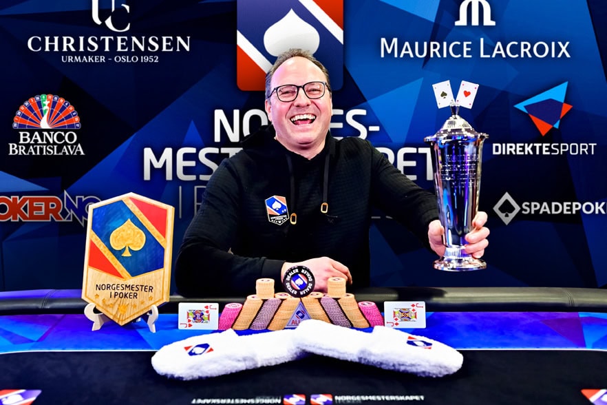 NM i Poker 2025 Event 6 Seniors vinner Inge Fagerbakke
