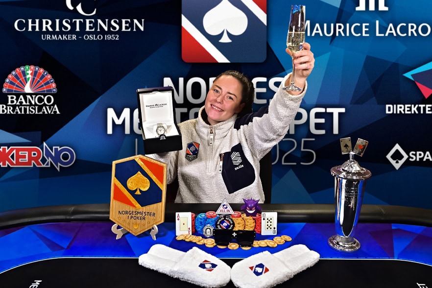 NM i Poker 2025 Event 7 Ladies, vinner Elisabeth Nordskog