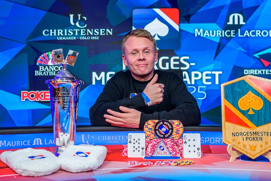 NM i Poker 2025 Event 5 High Roller Supreme vinner Børge Dypvik