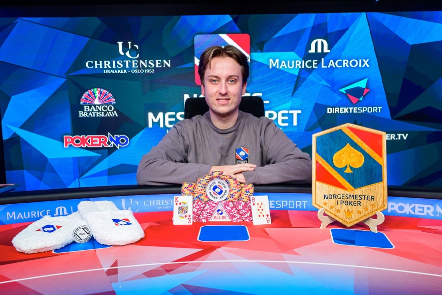 NM i Poker 2025 Event 9 NLHE Turbo vinner Jesper Fehn Kongerød
