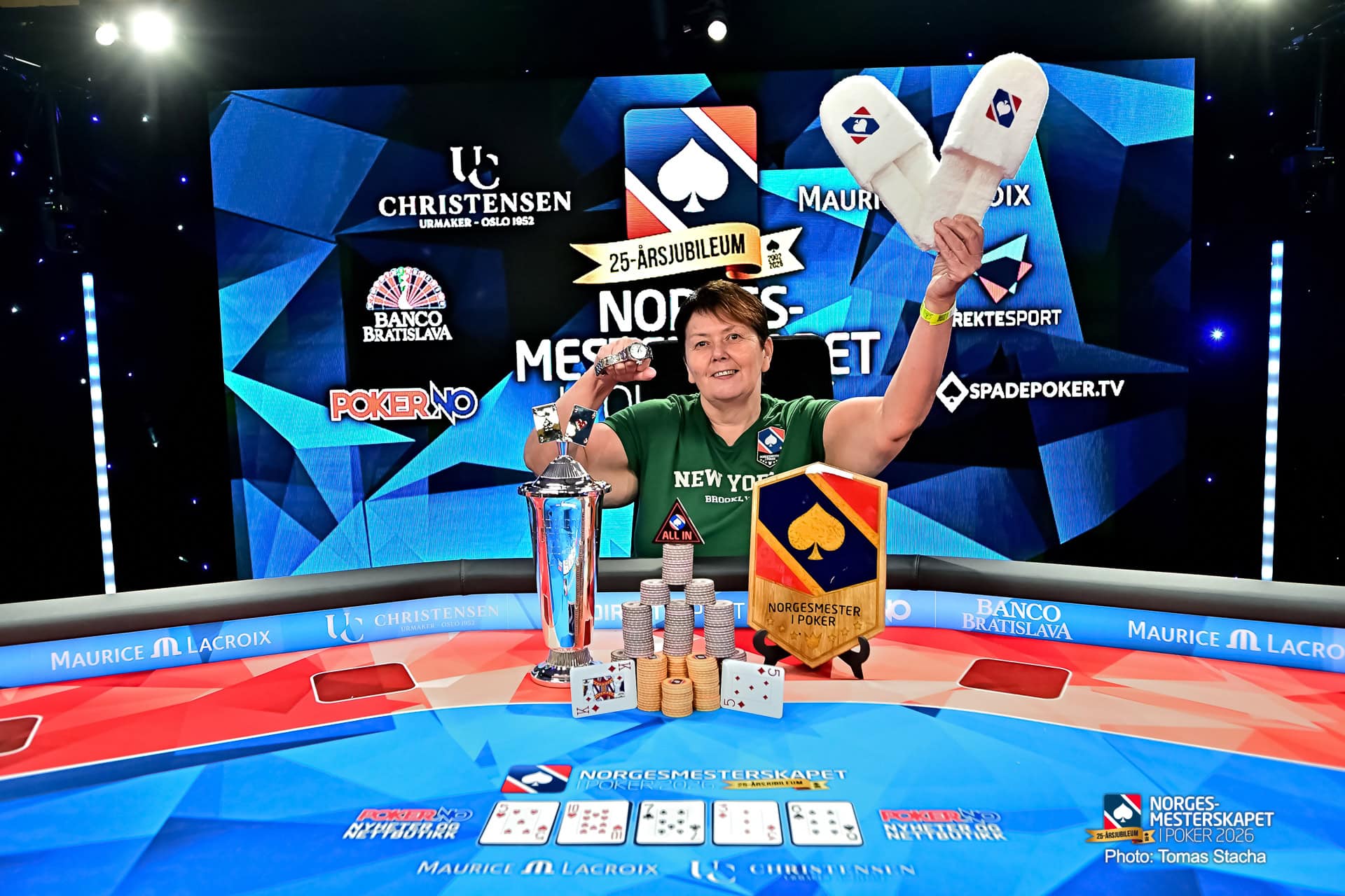 Norgesmester i poker 2026, Ladies: Bente Mørland.