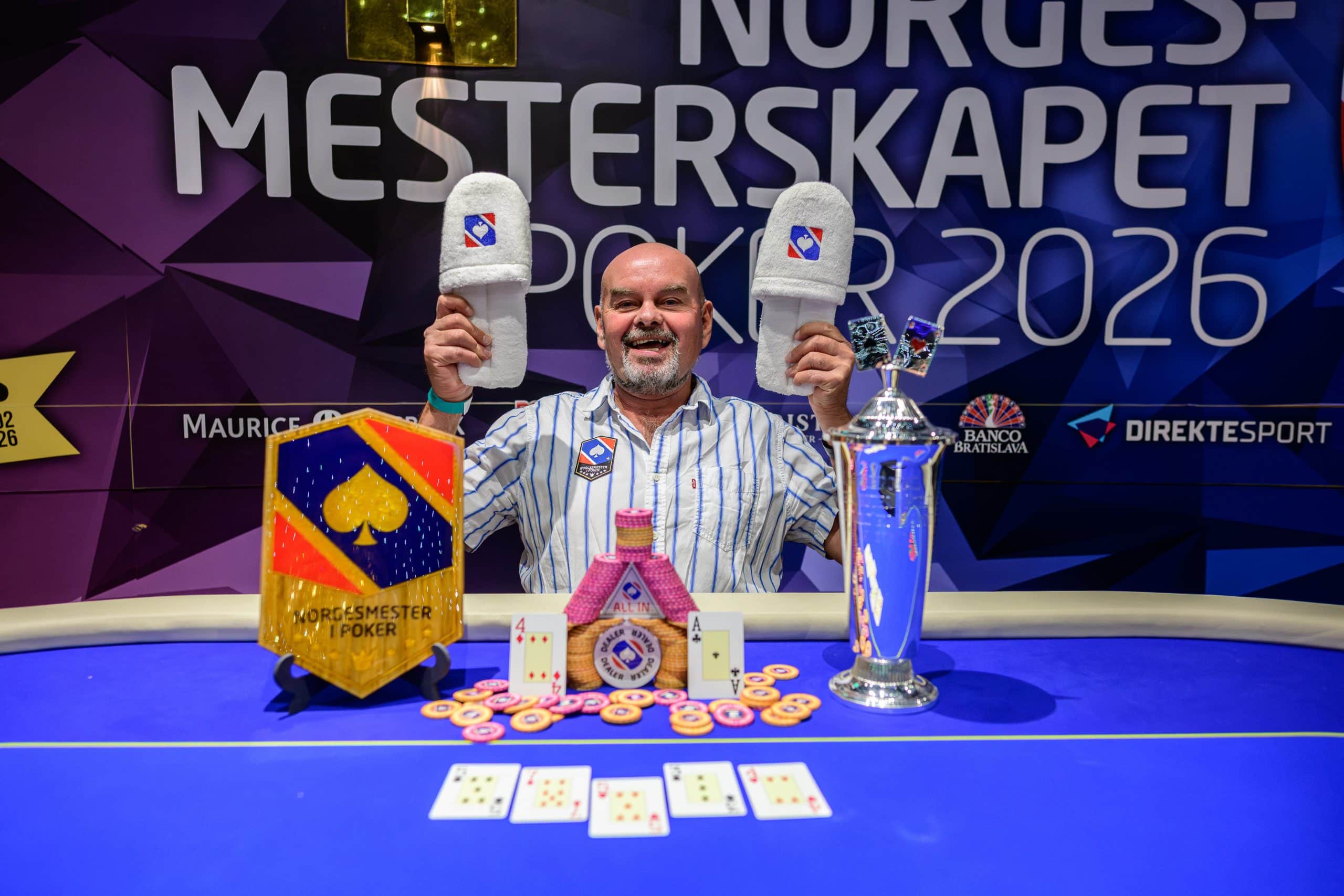 Norgesmesterskapet i Poker 2026, Event 9 NLHE Turbo, Audun Haraldsen, vinner